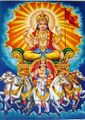 The Hindu god Sūrya