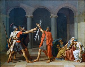 Oath of the Horatii by Jacques-Louis David.jpg