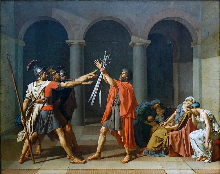 File:Oath of the Horatii by Jacques-Louis David.jpg