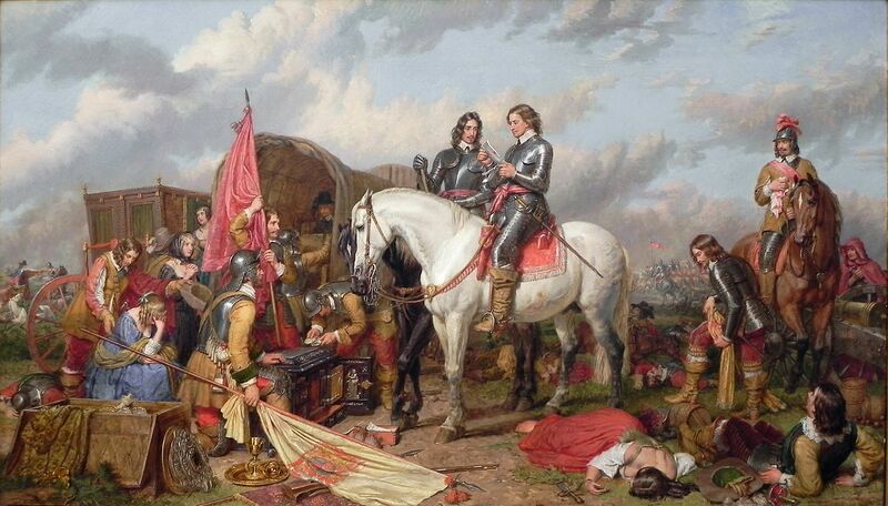 File:Charles Landseer Cromwell Battle of Naseby.JPG