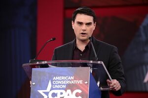 Ben Shapiro speaking at the 2018 Conservative Political Action Conference (CPAC) in National Harbor, Maryland..jpg