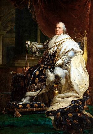 Louis XVIII of France in Coronation Robes.jpg